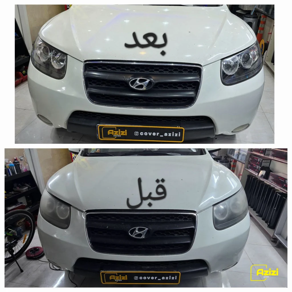 شفاف سازی چراغ اتومبیل